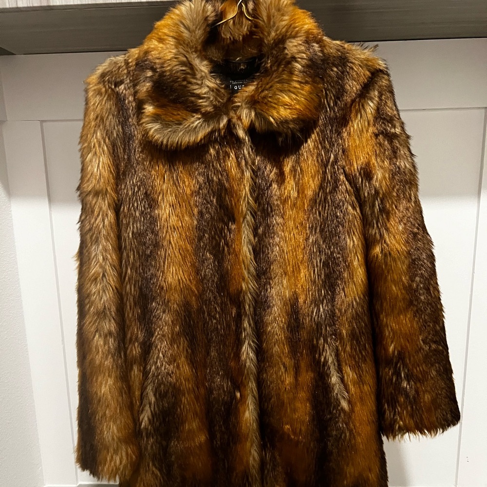 SOLD - Guess Faux Fur Coat
